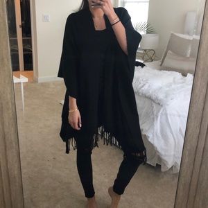 Oversized Kimono With fringe